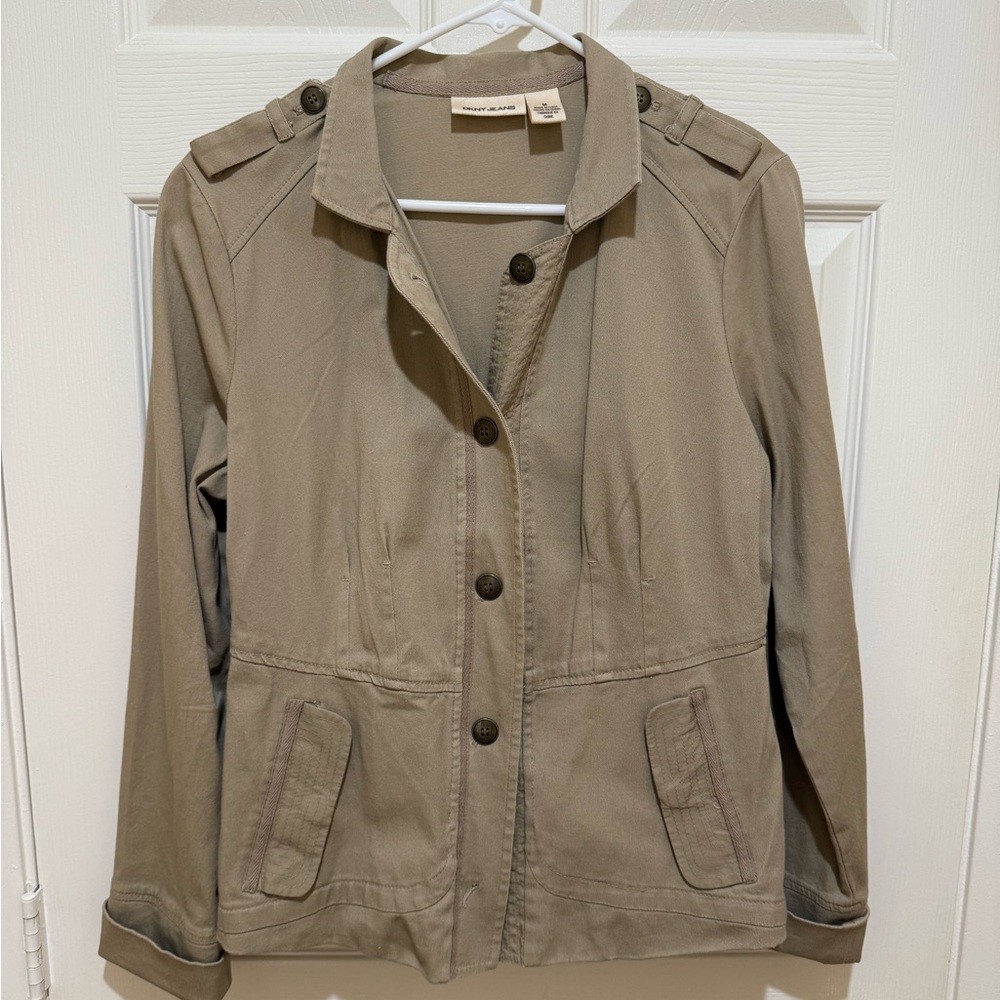 DKNY Women's Utility Jacket in Tan